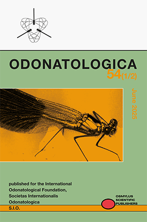 Cover Odonatologica 54(1/2)